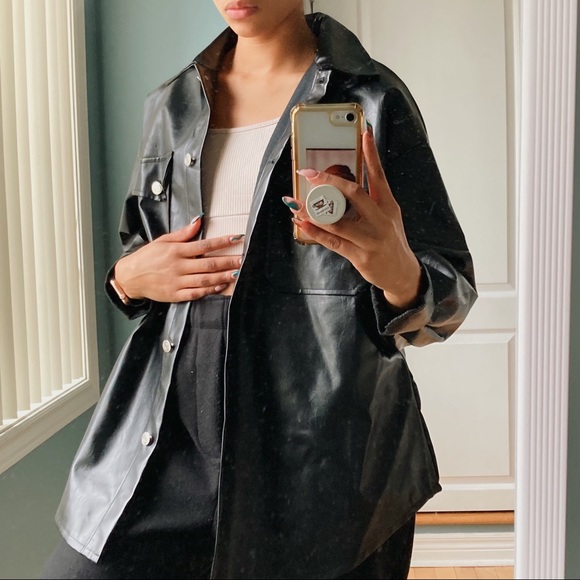 SOLD 🌼 Shein leather jacket - Picture 2 of 2